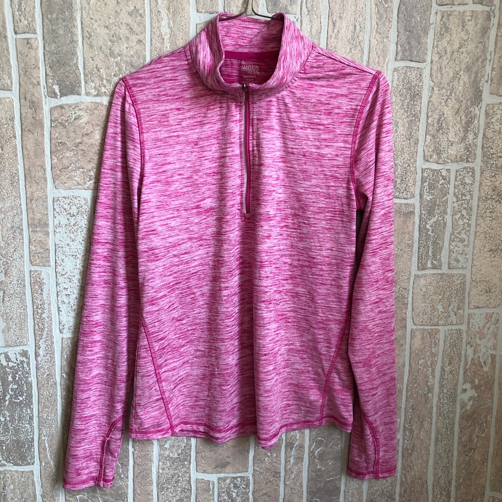 Danskin Now Womans Semi Fitted Pink Jacket medium